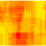 Subdomäne POLITIK LINKS - Heatmap - bildgraphisches Zeichen: Fünfzackiger Stern