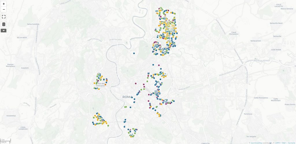 uMap - Startansicht der interaktiven Karte